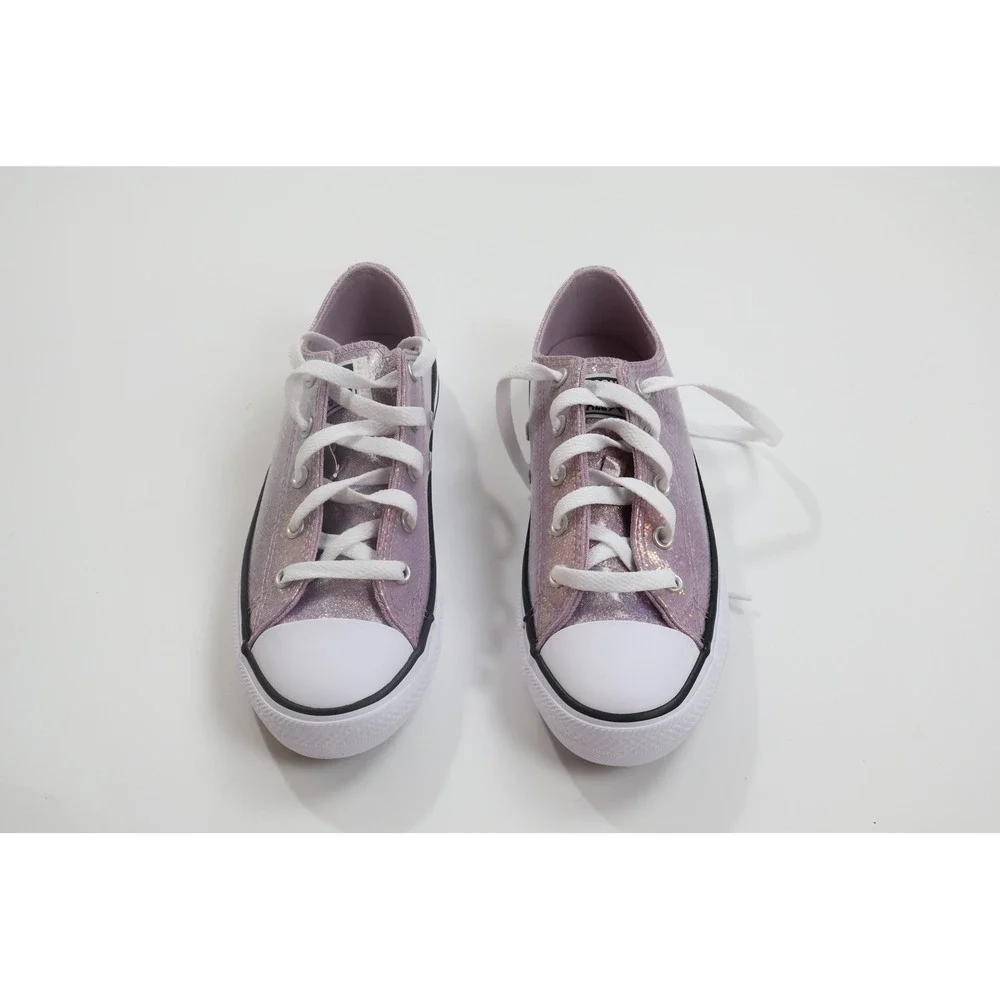 Converse Chuck Taylor All Star CTAS OX 3 Youth Purple Iridescent Sneakers